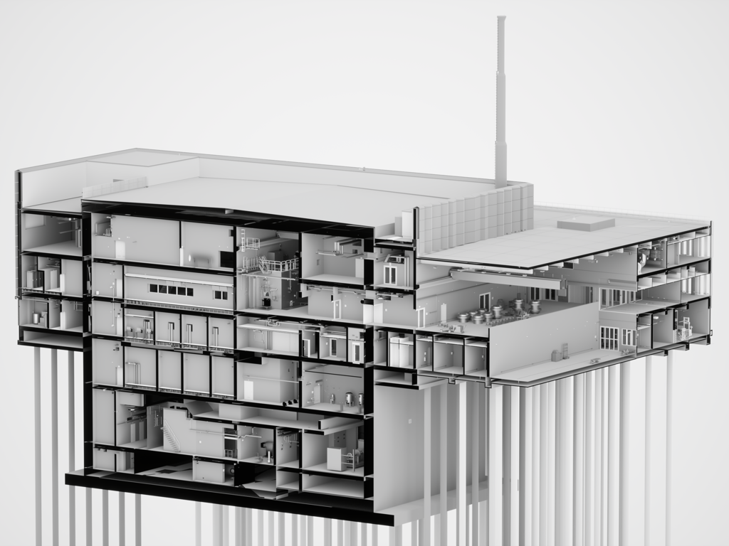 2 NI + LB Building Vertical Section