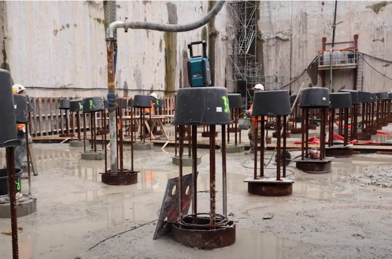 Pouring Concrete Movie Snaphot