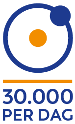 30000 Per Dag Logo Staand