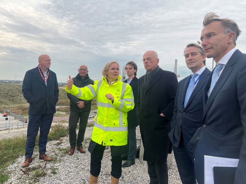 Bezoek Minister Bruijn 10 November