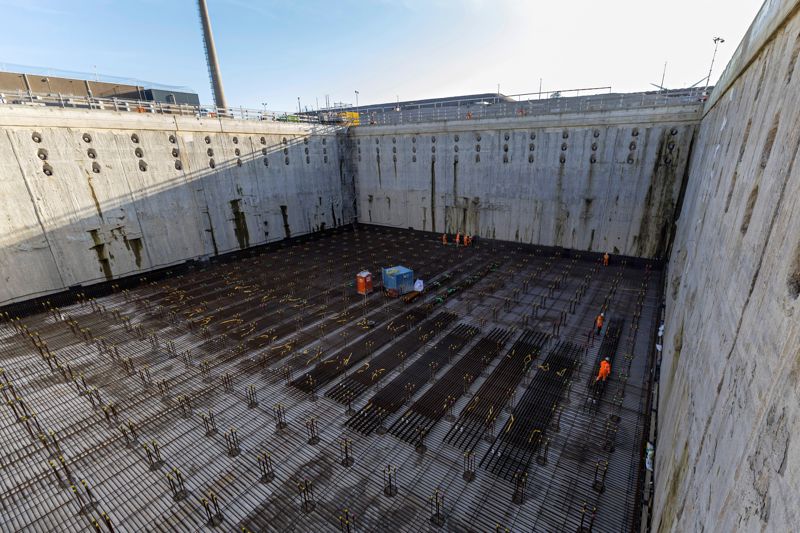 Rebars Installation In The Pit 18 Feb