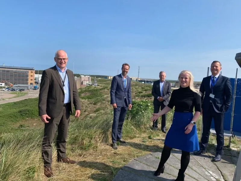 Bezoek gedeputeerde Noord-Holland Jack van der Hoek aan EHC